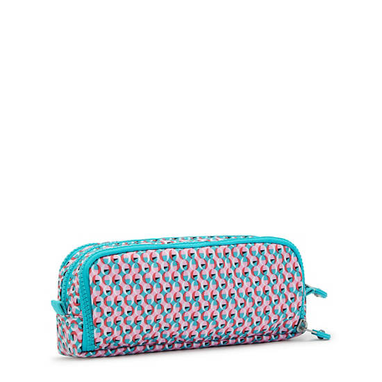 Kipling Gitroy Klassieke Printed Pencil Case Tassen Roze | BE 1900CT